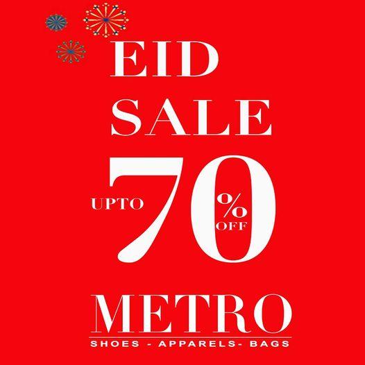 Metro Shoes EID SALE! up to 70 on your favorite products, from 8th Jul